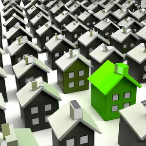 AI-3d-eco-home-and-grey-homes