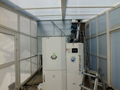 Biomass Boiler Fitted