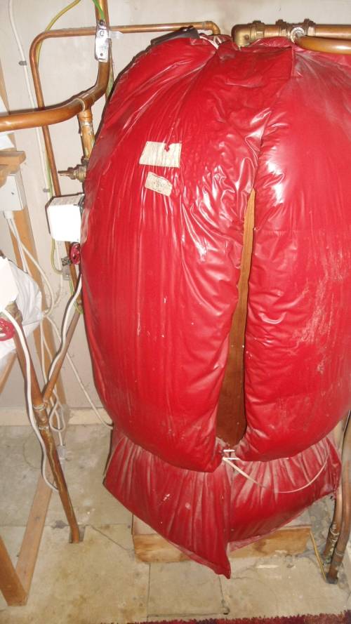 Increase Insulation to Your Hot water Cylinder Insulation on Hot water cylinder