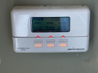 A zoned heating programmer Zoned programmer