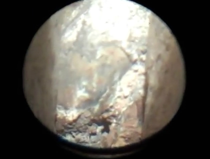 Rusting Wall Tie Through Boroscope